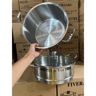Xửng hấp inox 30cm Fiveramic