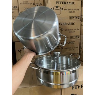 Xửng hấp inox 30cm Fiveramic