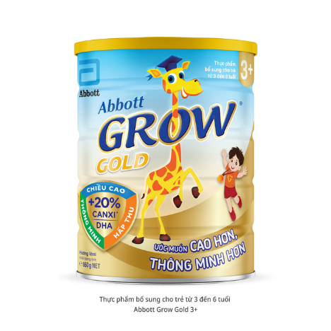 Abbott Grow Gold 3+ 1,6kg (3-6 Tuổi)