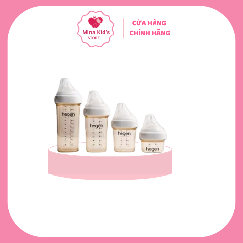 (Thanh ly)Bình sữa Hegen, bình sữa cao cấp PPSU Hegen 150ml/240ml/330ml