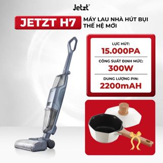 Máy hút bụi lau sàn nhà JETZT H7 ướt khô không dây thế hệ mới lực hút 15000pa