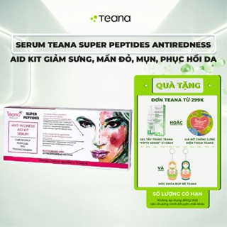 Serum Teana Super Peptides Antiredness Aid Kit giảm sưng, mẩn đỏ, mụn, phục hồi da