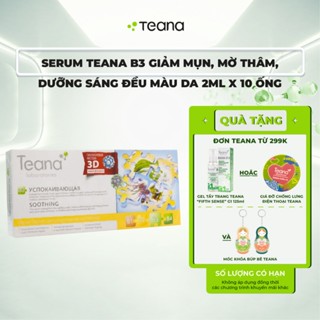 Serum Teana B3 giảm mụn, mờ thâm, dưỡng sáng đều màu da 2ml x 10 ống