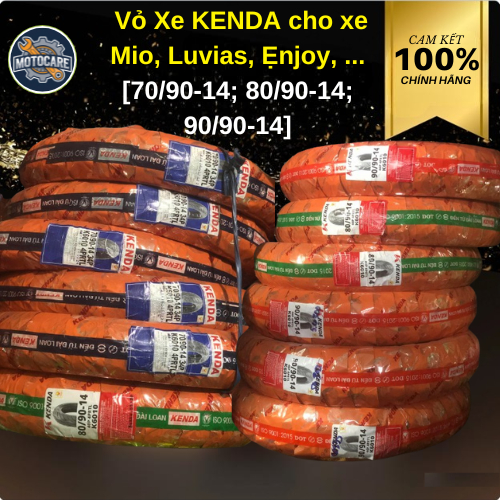 Vỏ Xe KENDA cho xe Mio, Luvias, Ẹnjoy, ... [70/90-14; 80/90-14; 90/90-14]