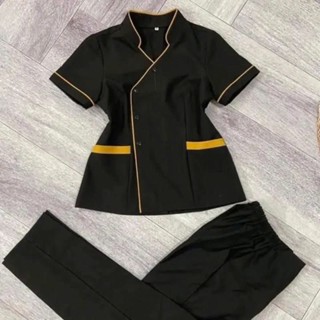 (RẺ VÔ ĐỊCH) Bộ đồng phục spa , thẩm mỹ viện vải cotton lạnh hàng thiết kế đường may chắc chắn