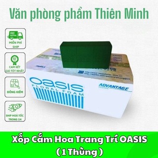   SỈ 1 THÙNG  Xốp Cắm Hoa OASIS - Dùng Để Cắm Hoa - Trang Trí Hoa Tươi Hoa Khô 