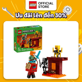 Đồ Chơi Lắp Ráp Trận Chiến Dung Nham Địa Ngục Nether LEGO MINECRAFT 21266  99 chi tiết  