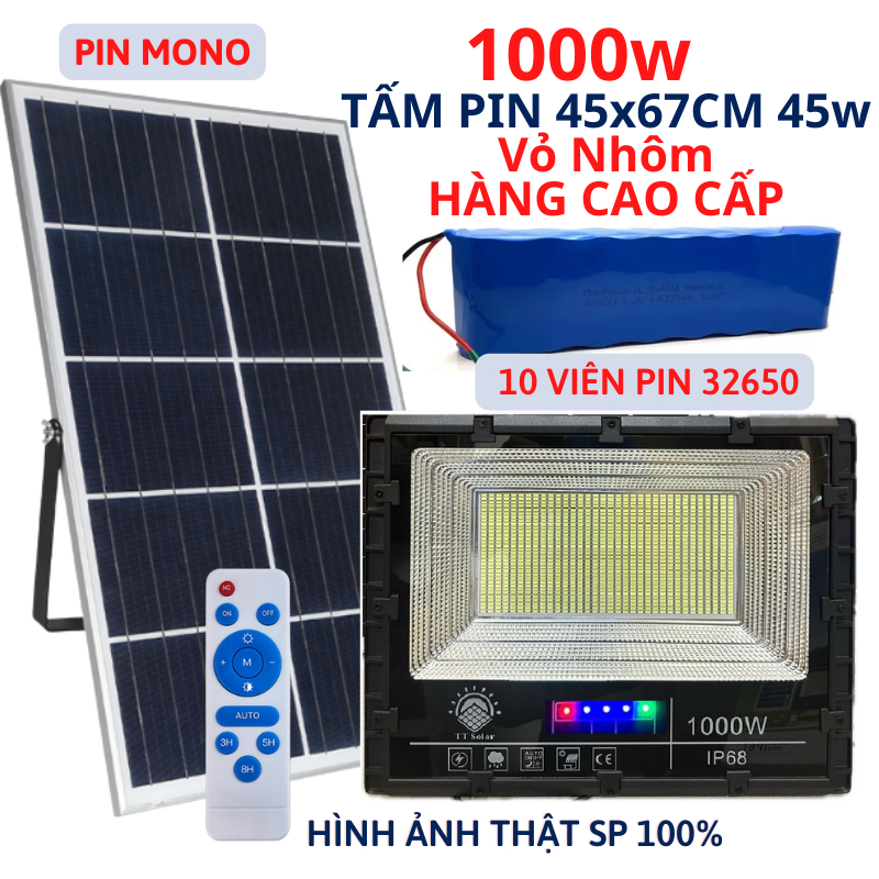 Đèn năng lượng mặt trời, Đèn led Năng lượng  1000w 800w, 700w 600w 500w 300w 200w 100w BH 2 NĂM