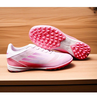  Giày Đá Banh Winbro Cổ Dệt F50 Trắng Hồng Siêu Đẹp - Giày Đá Bóng TF Nam Nữ Đã Khâu Full Đế 