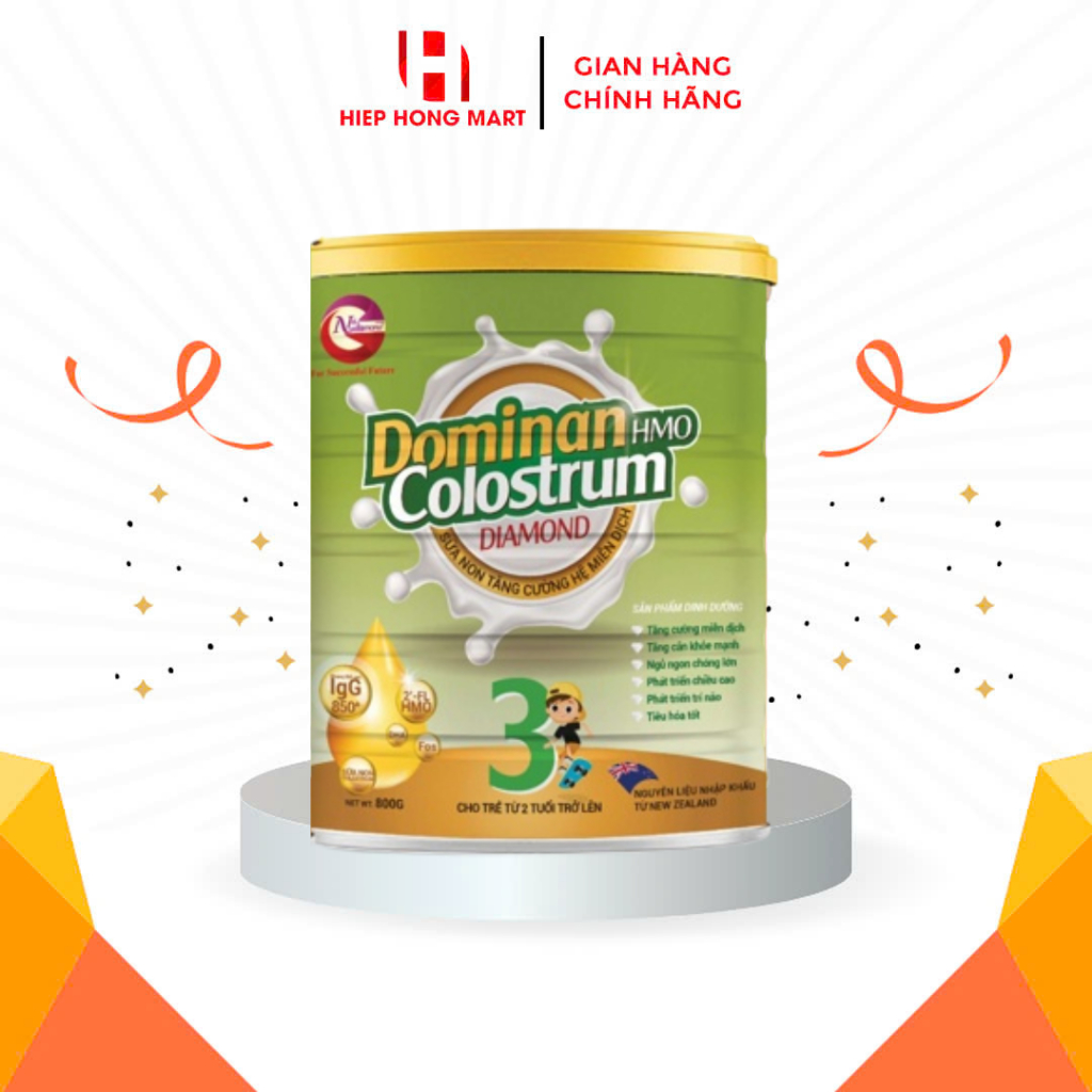 Sữa Dominan Colostrum HMO số 1,2,3 Hộp 800g & 400g Chính Hãng