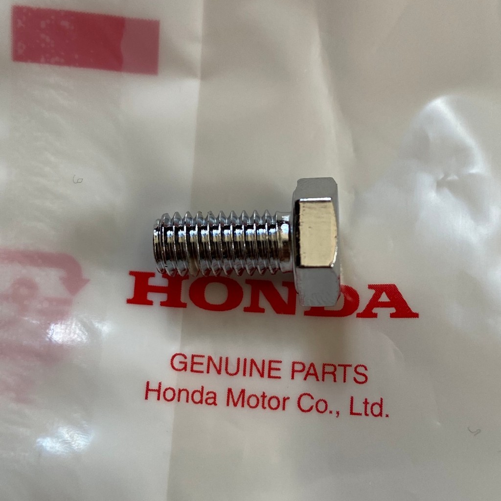 Bulong 6 li dài 12mm, xi bóng (có viền dưới đầu tán), hàng chính hãng Honda