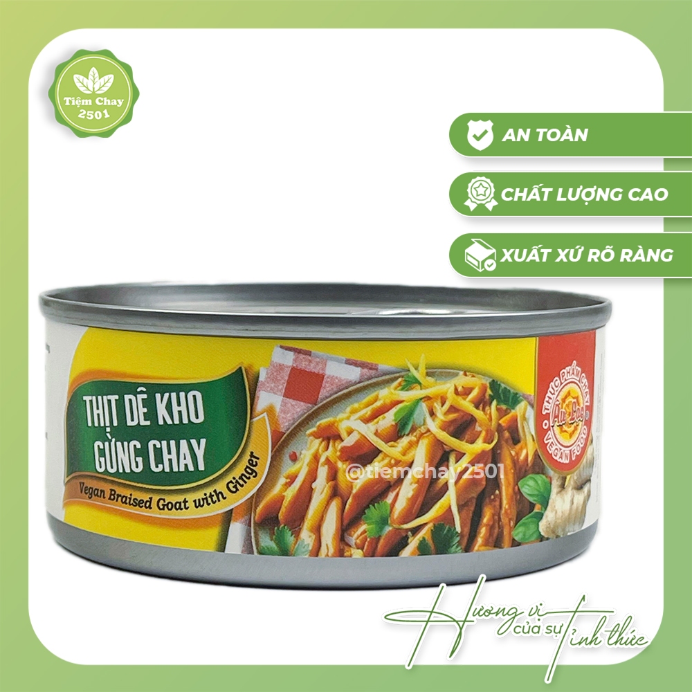 Thịt Dê Kho Gừng Chay | Thực phẩm chay ăn liền cao cấp, đồ chay | Tiệm Chay 2501