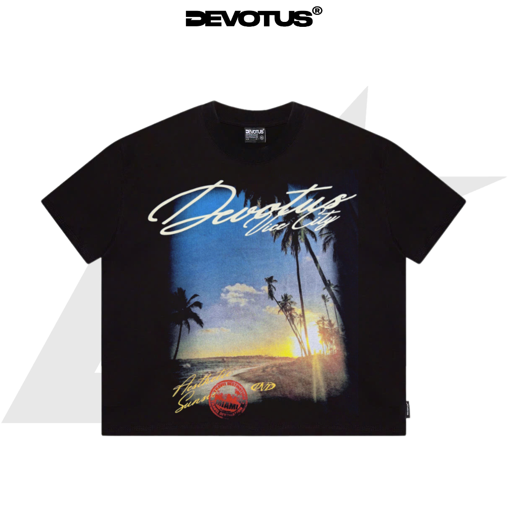 Áo thun form BOXY Unisex DEVOTUS Premium 100% Cotton 260gsm Local Brand - VICE CITY