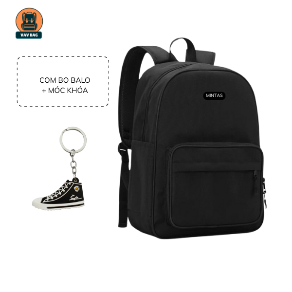 Balo Thời Trang MARIO Có Ngăn Đựng Laptop Cao Cấp ( tặng kèm móc khóa ) Thương Hiệu  MINTAS- MTBL06.