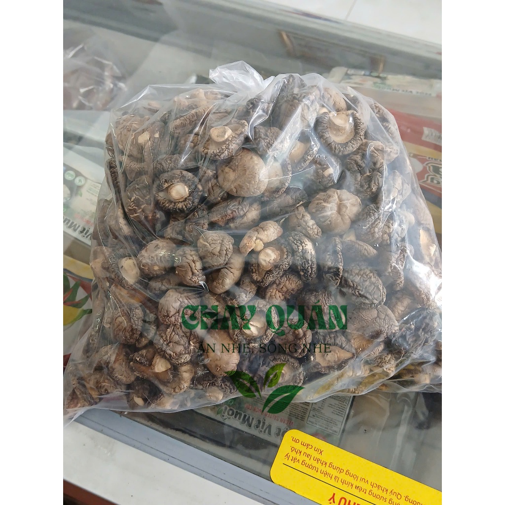 Nấm Đông Cô Sấy Khô, Chân Nấm Đông Cô Sấy Khô (500g-1kg) - Chay Quán
