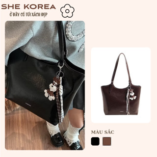 Túi tote da nữ đẹp ,túi xách size lớn đựng đồ đi học/đi chơi nổi bật.Túi xách nữ đa năng SHE KOREA