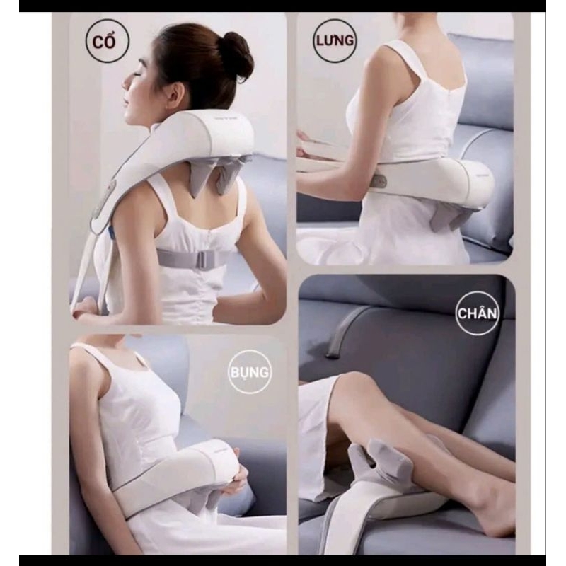Đai massage đa năng cổ vai gáy 6D(hkm Glucerna)