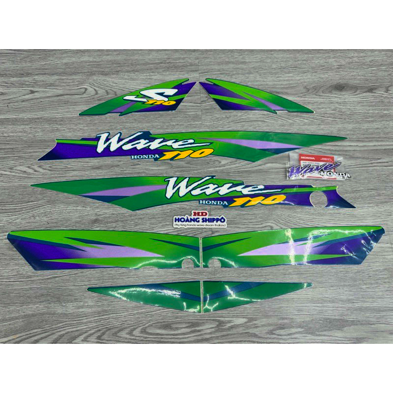 Tem wave s110 xanh ngọc