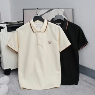 Áo thun polo Nam WAffle vải tổ ong logo thêu, viền dệt kim sang trọng. tinh tế