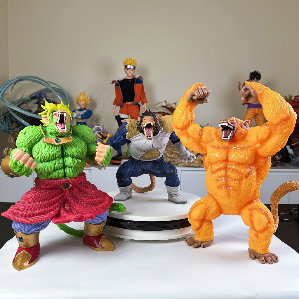 Mô hình Khỉ Vegeta , Khỉ Broly ,Khỉ VÀng Trong Draonball cao 30cm -42cm nặng 2kg Ongchumohinh MH1011
