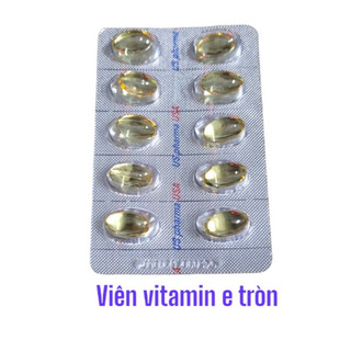 10 viên vitamin E dưỡng ẩm