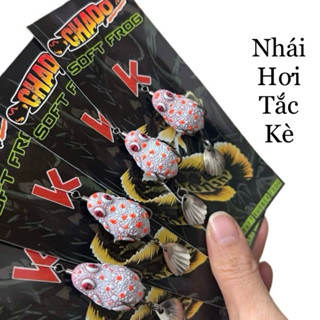 Nhái hơi câu lure TẮC KÈ bản mini, bản trung, bản lớn