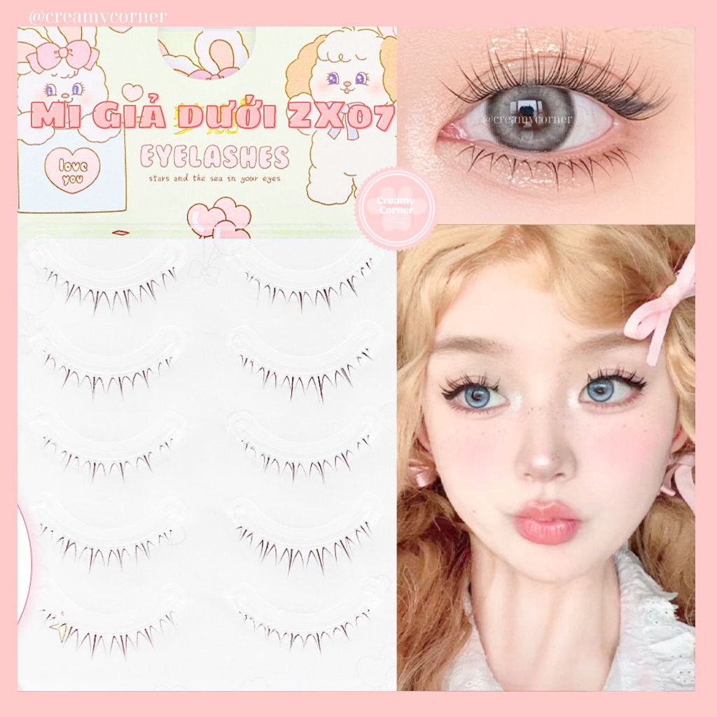 [HÀNG CÓ SẴN] Mi giả dưới make teen cosplay douyin mã ZX07