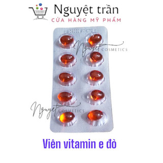 10 viên vitamin E dưỡng ẩm