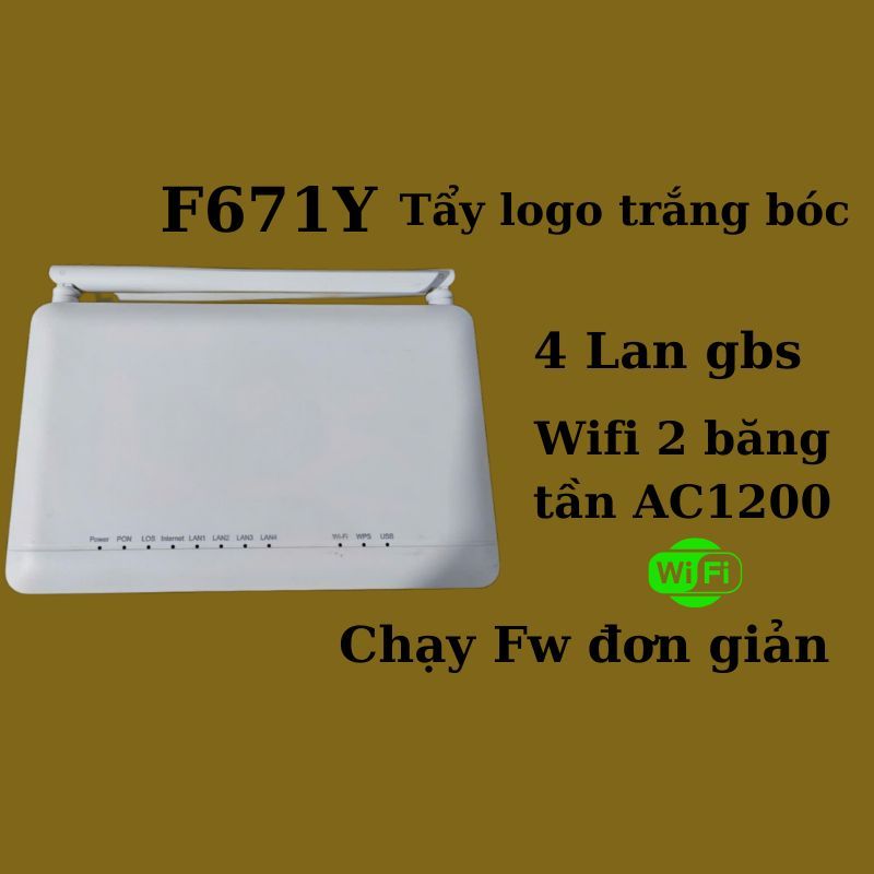 ZTE F671Y, phát wifi phụ 2 râu ac1200, hỗ trợ cài đặt sẵn, mesh controller cho H196a, e1600...