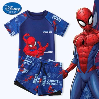 Đồ bơi bé trai SuBoBaBy dáng rời gồm áo tay ngắn+ quần đùi hoạ tiết superman, đồ tắm, đồ đi biển cho bé sz 10- 40 kg