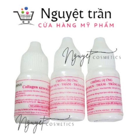 ống chấm mụn,mờ thâm trắng da chống dị ứng collagen