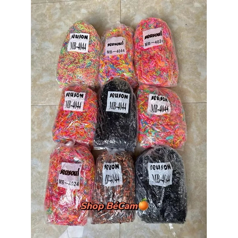 sỉ 1kg chun buộc tóc nhiều màu sắc,chun to,chun nhỏ,thun buộc tóc cho bé,vòng nịt,dây nịt buộc tóc n