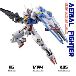 Mô hình HG Aerial, 1/144 Mecha Fighter, Xếp hình thông minh sưu tầm, Mô hình nhựa