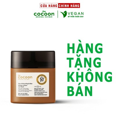 [HÀNG TẶNG KHÔNG BÁN] Bigsize - Sữa Kem chống nắng bí đao quang phổ rộng SPF 50 +, PA ++++ Cocoon 50ml