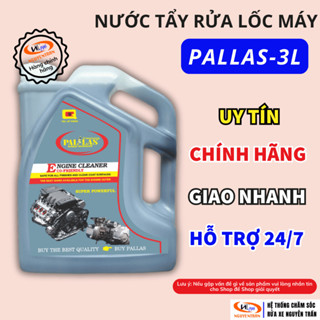 Nước tẩy rửa lốc máy 3L Pallas làm sạch động cơ ô tô - xe máy, loại bỏ dầu nhớt, bụi bẩn