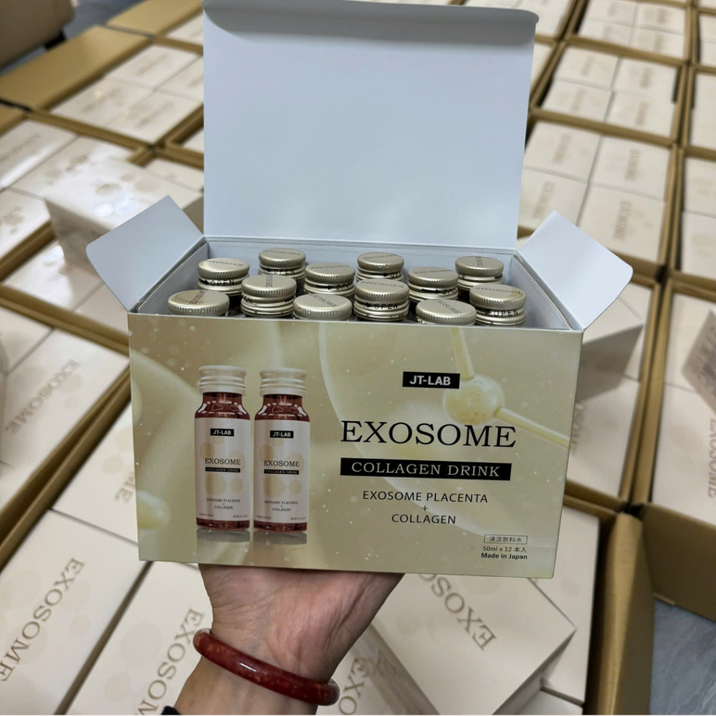 NƯỚC UỐNG COLLAGEN TẾ BÀO GỐC CAO CẤP EXOSOME Nội Địa NHẬT BẢN 12 Lọ *50ml