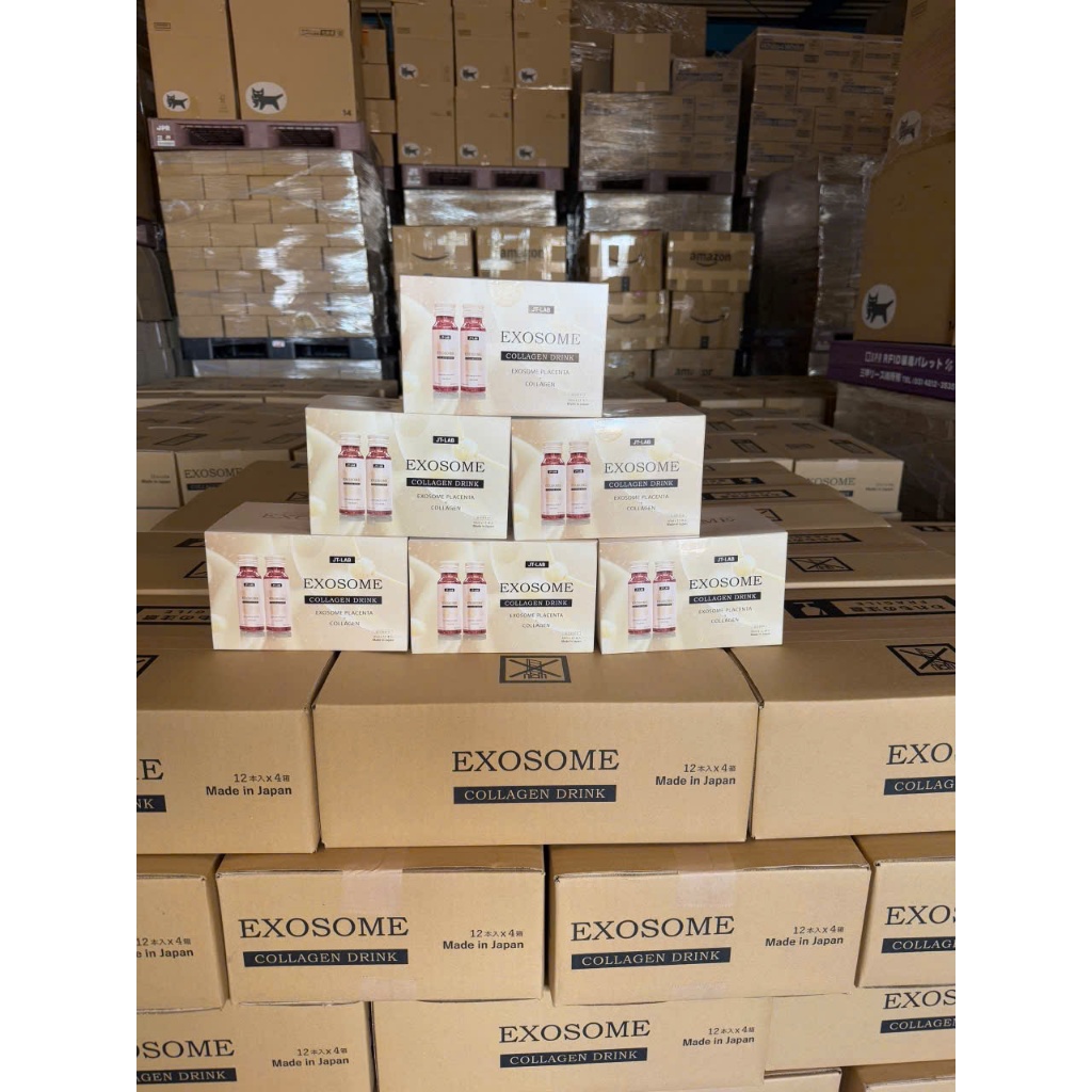 NƯỚC UỐNG COLLAGEN TẾ BÀO GỐC CAO CẤP EXOSOME Nội Địa NHẬT BẢN 12 Lọ *50ml