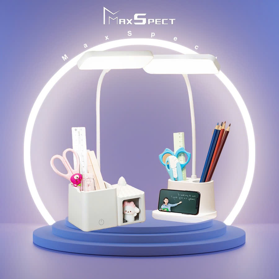 Đèn học tích điện để bàn chống cận MaxSpect nhiều chế độ màu có thể điều chỉnh ánh sáng mọi cấp độ LPA5