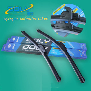  Gạt Mưa Ô Tô Lưỡi Silicon Mềm Không Xương Siêu Sạch Thương Hiệu DoLy 