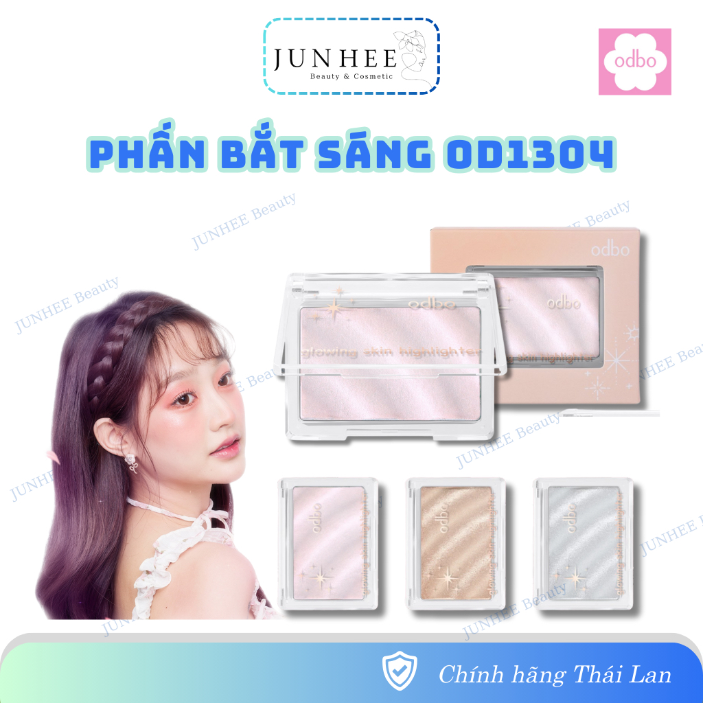 [ JUNHEE AUTH ] Phấn bắt sáng Odbo Glowing Skin Highlighter OD1304 Thái Lan