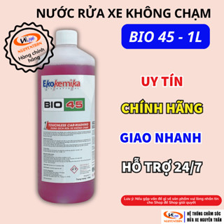 Nước rửa xe không chạm BIO 45 - 1L EKOKEMIKA dùng cho ô tô, tẩy rửa xe máy chuyên dụng