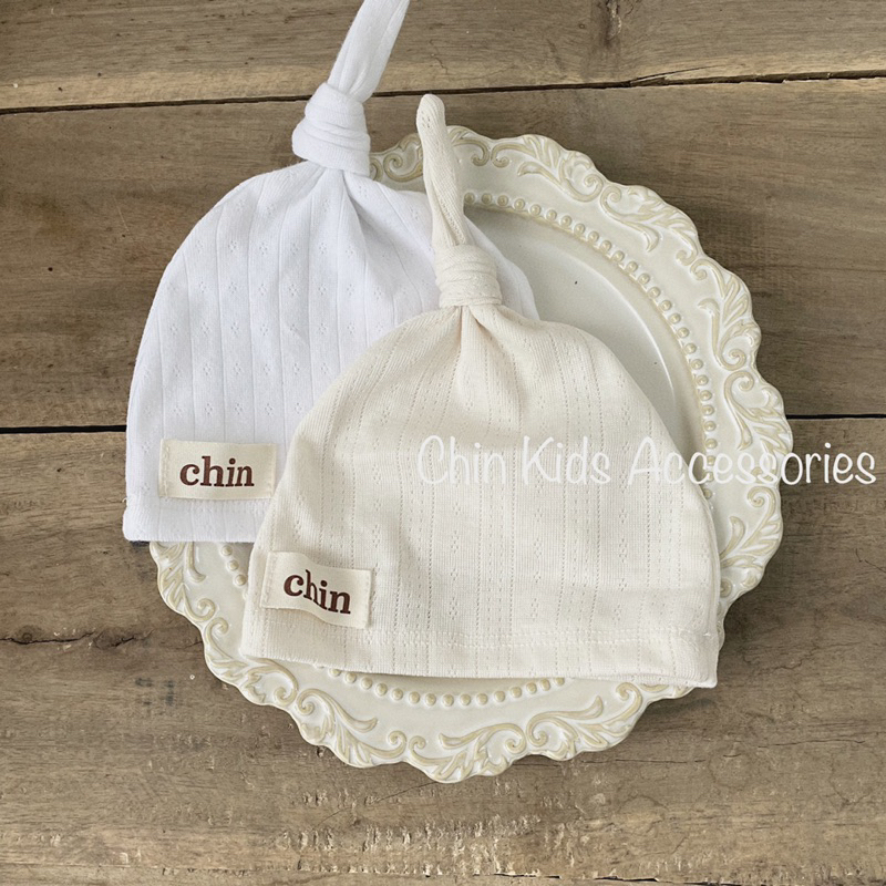  Mũ củ tỏi cotton thông hơi cho bé | Mũ che thóp cho bé sơ sinh 