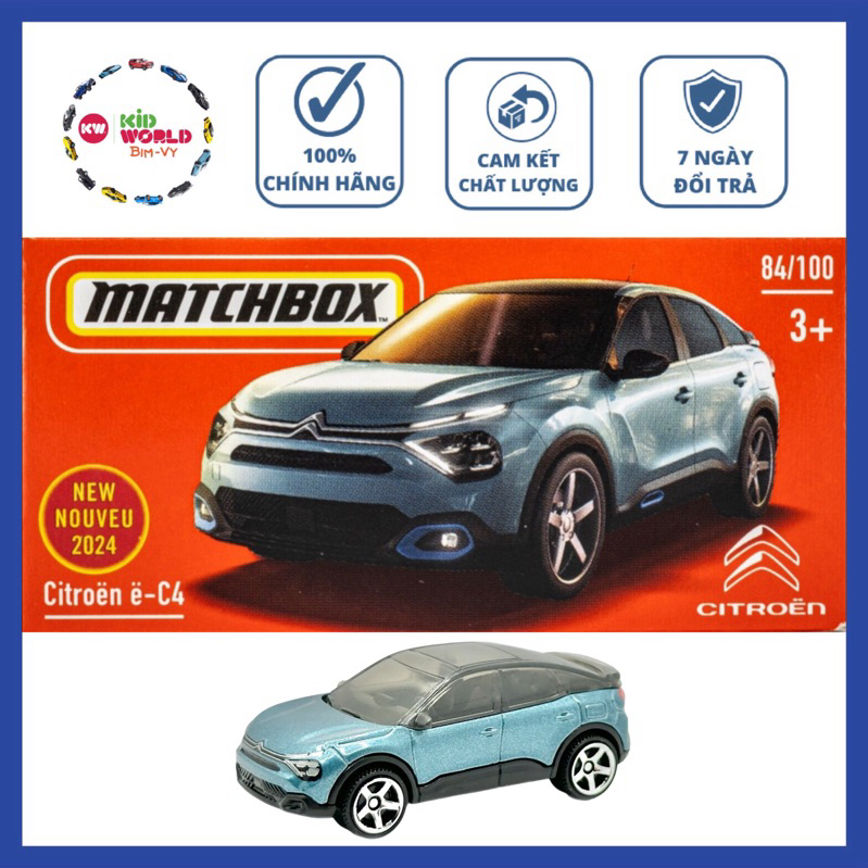 Xe mô hình Matchbox Box Citroen e-C4 84/100.