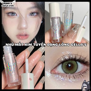   Gella's  Bút Nhũ Mắt Kim Tuyến Dạng Lỏng Gella's Trang Điểm Lấp Lánh Lâu Trôi 