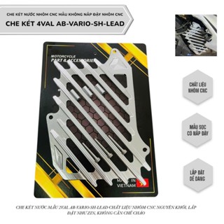  Che két nước 4val cho SH   Vario160   AB160   AB125   Lead4val nhôm cnc 3D mẫu không nắp lắp như zin 