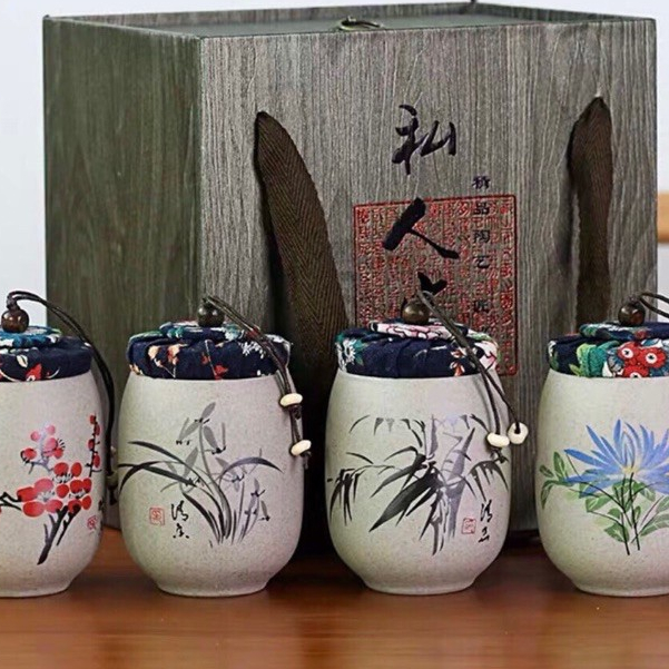 Set Quà Tặng Hũ Trà Cao Cấp