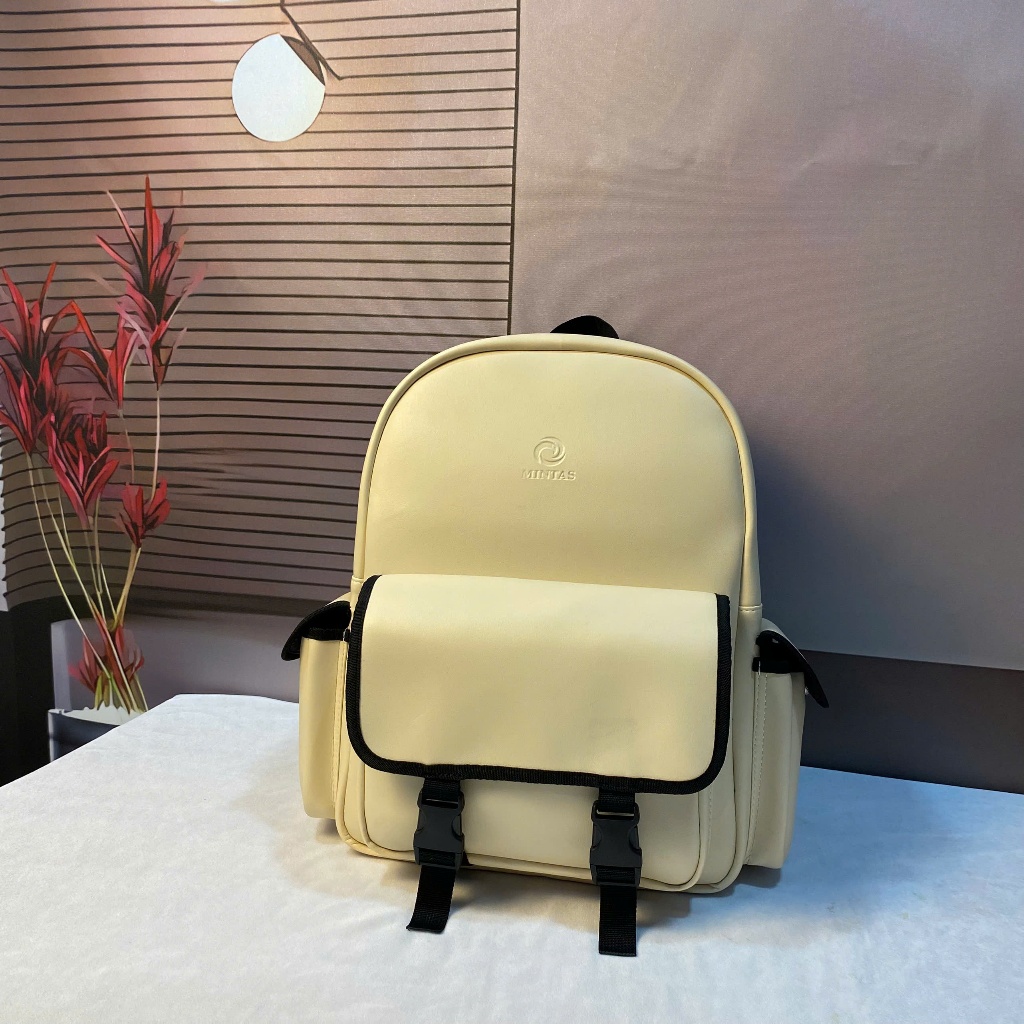 Balo Nữ Da PU Cao Cấp Chống Thấm. Balo Thiết Kế Nhiều Ngăn Tiện Dụng Đa Năng