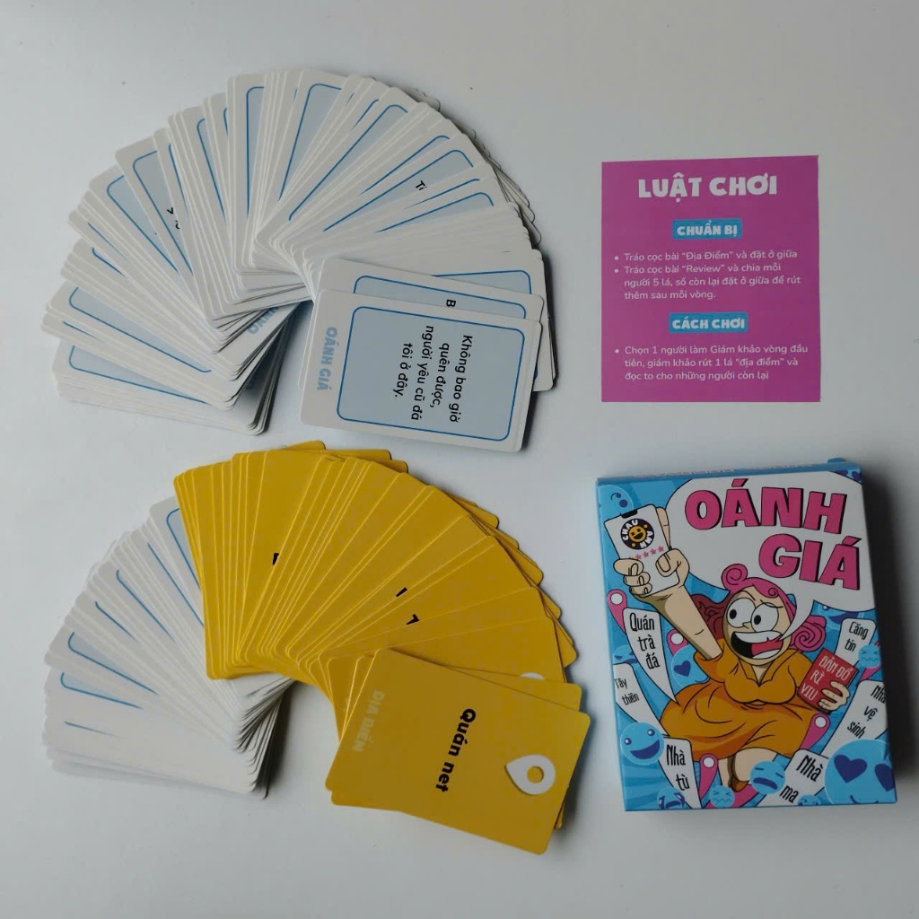 Bộ Bài OÁNH GIÁ - Bài Meme ChoiDee 120 Lá