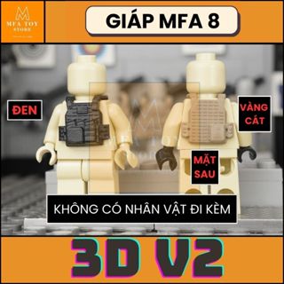  Đồ chơi lắp ráp swat army mô hình lắp ghép quân sự- Trang bị in 3DV2 Giáp MFA8 No.557 
