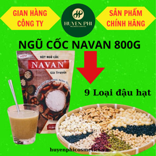 Ngũ Cốc Navan 9 loại đậu hạt giúp lợi sữa sau sinh, tăng cân, bổ sung dinh dưỡng 800g